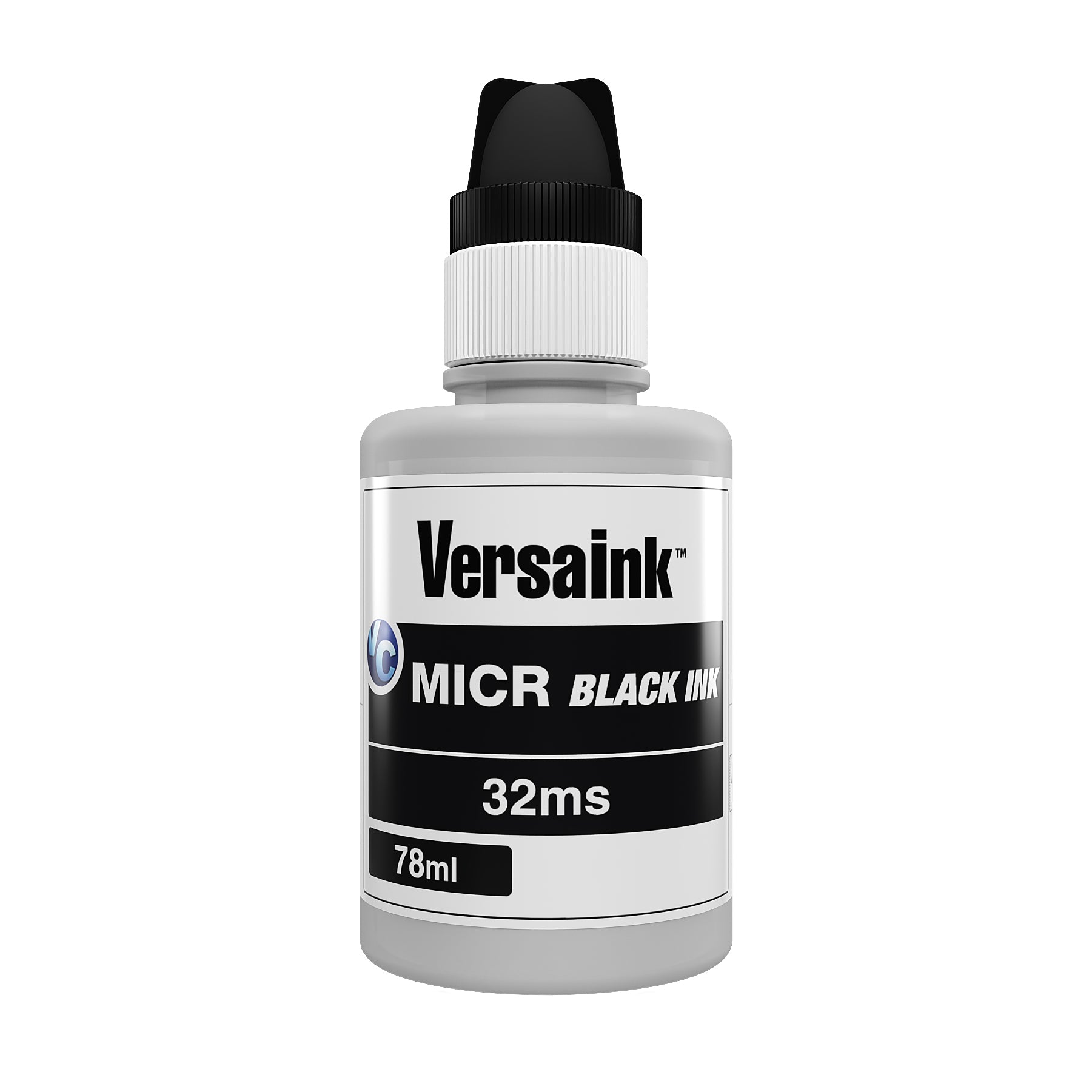 Versaink-nano MICR Black Ink - 78ml Bottle - Replacement for HP 32