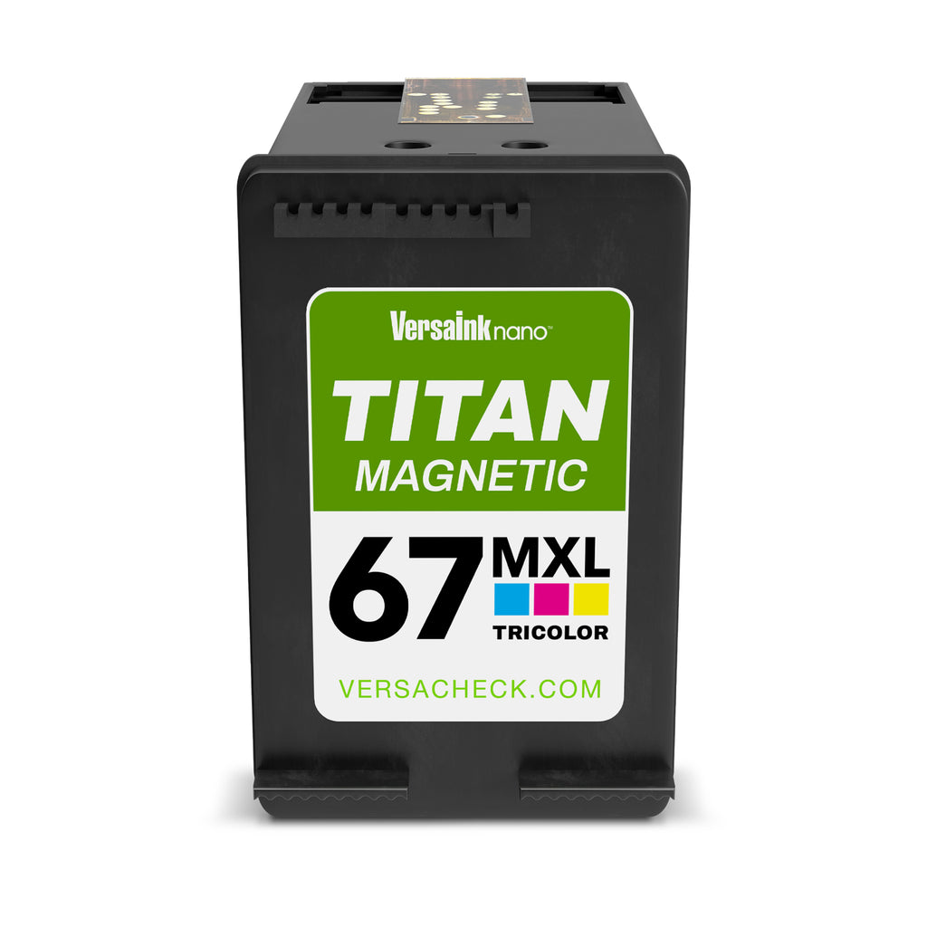 VersaInk-nano 67 MXL Titan Magnetic Black Ink Cartridge – VersaCheck