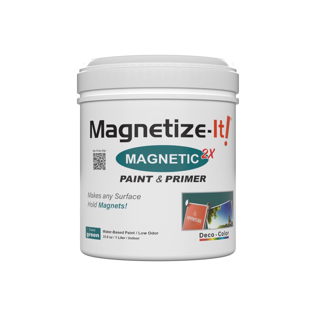 Deco Color Magnetic Paint and Primer – FOREST GREEN - 1L