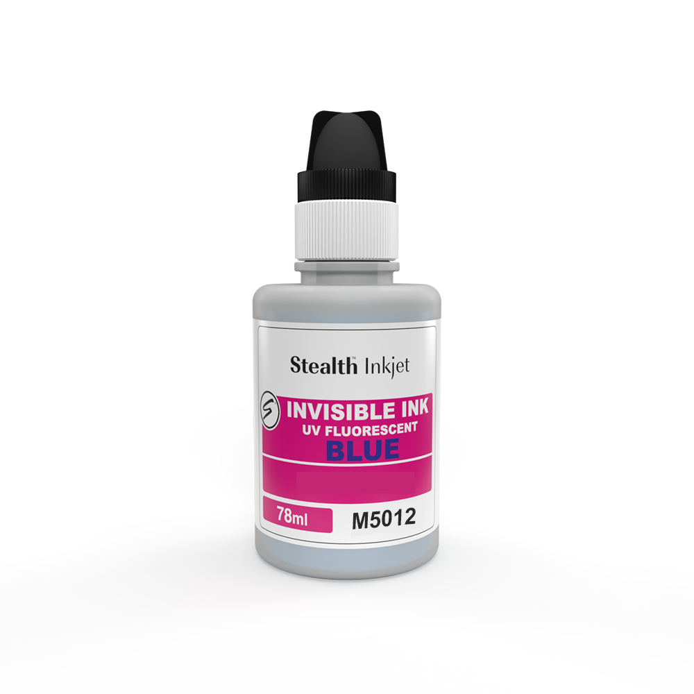 Stealth Inkjet I5012 iX Invisible Blue Ink 78ml Bottle - Compatible with Epson ET-7700, ET-7750
