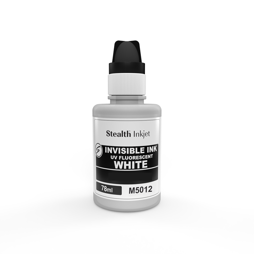 Stealth Inkjet I5012 iX Invisible White Ink 78ml Bottle - Compatible with Epson ET-7700, ET-7750