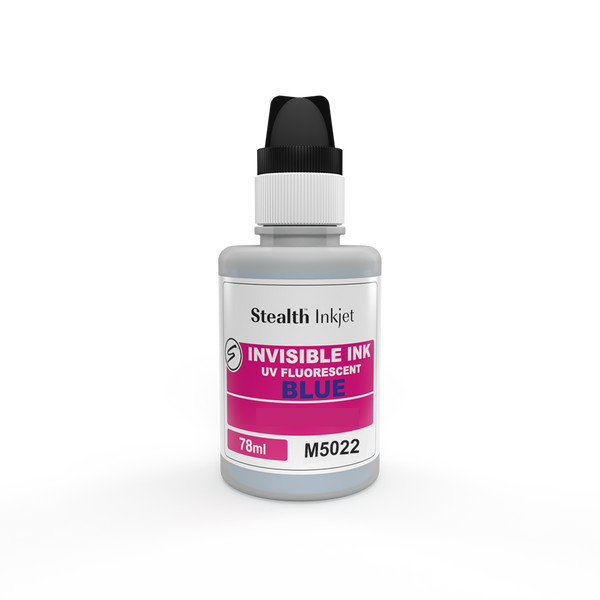 Stealth Inkjet I5022 iX Invisible Blue Ink 78ml Bottle - Compatible wi ...