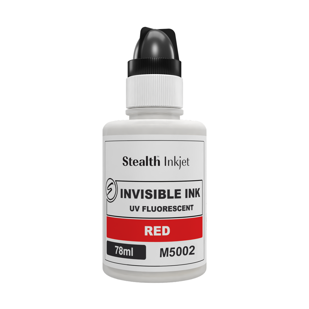 Stealth Inkjet I5002 iX Invisible Red Ink 78ml Bottle - Compatible with Epson ET-2700, ET-2750, ET-3700, ET-3750, More…