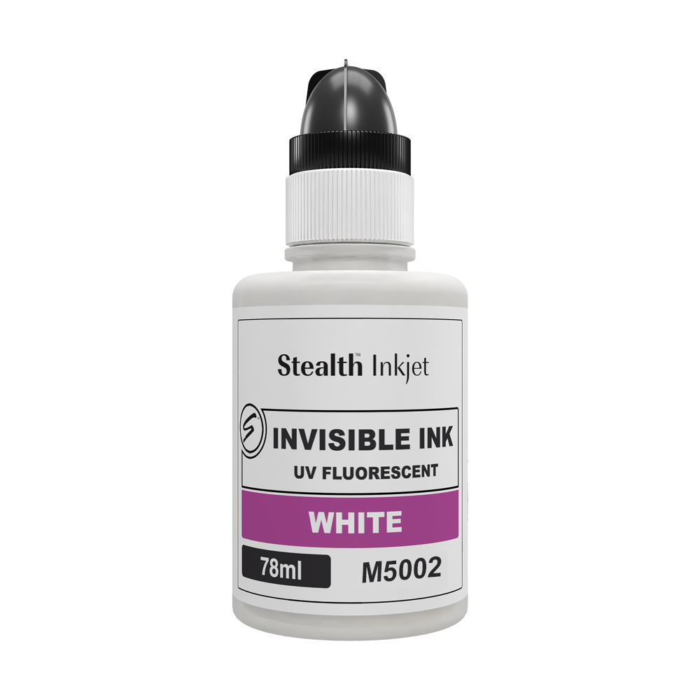 Stealth Inkjet I5002 iX Invisible White Ink 78ml Bottle - Compatible with Epson ET-2700, ET-2750, ET-3700, ET-3750, More…