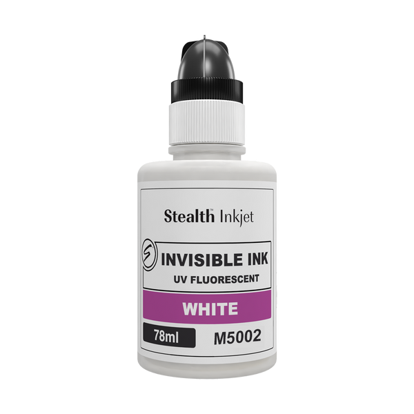 Stealth Inkjet I5002 iX Invisible White Ink 78ml Bottle - Compatible w ...