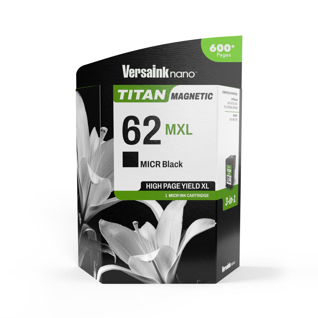 VersaInk-nano 62 MXL Titan Magnetic Black Ink Cartridge