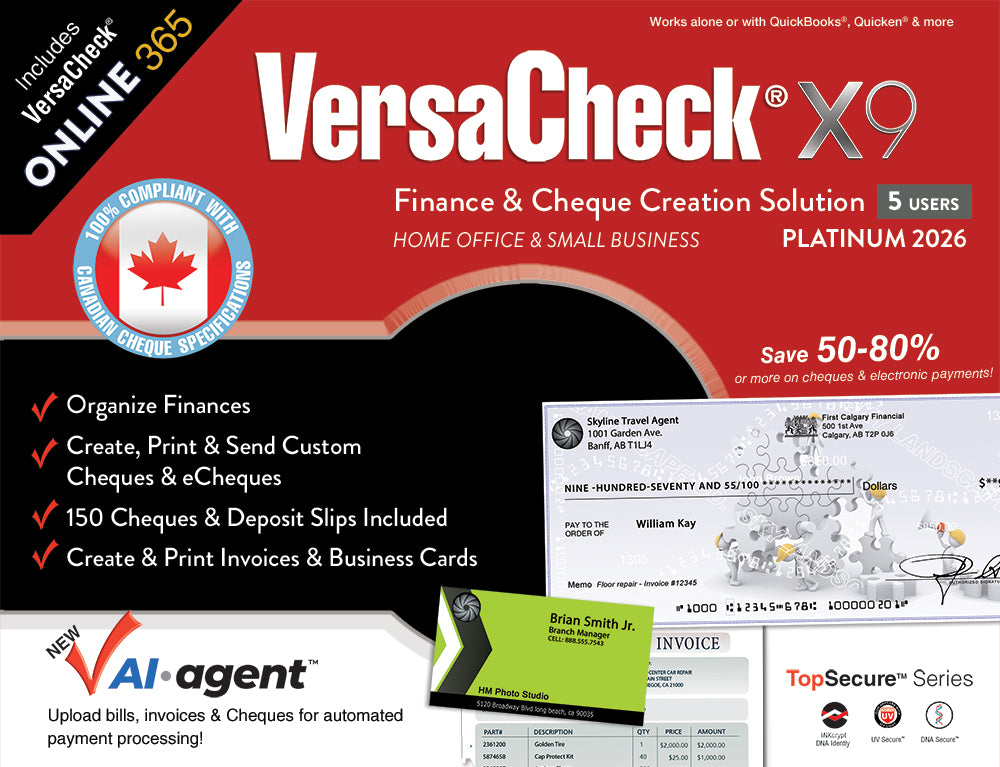VersaCheck X9 Platinum Canada