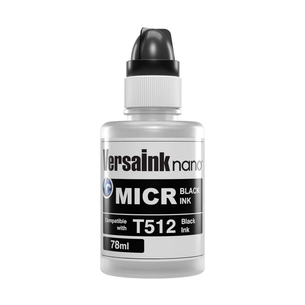 VersaInk Black M5012 MICR Ink 78ml Bottle -Compatible with Epson ET-2700, ET-2750, ET-3700, ET-3750, More...