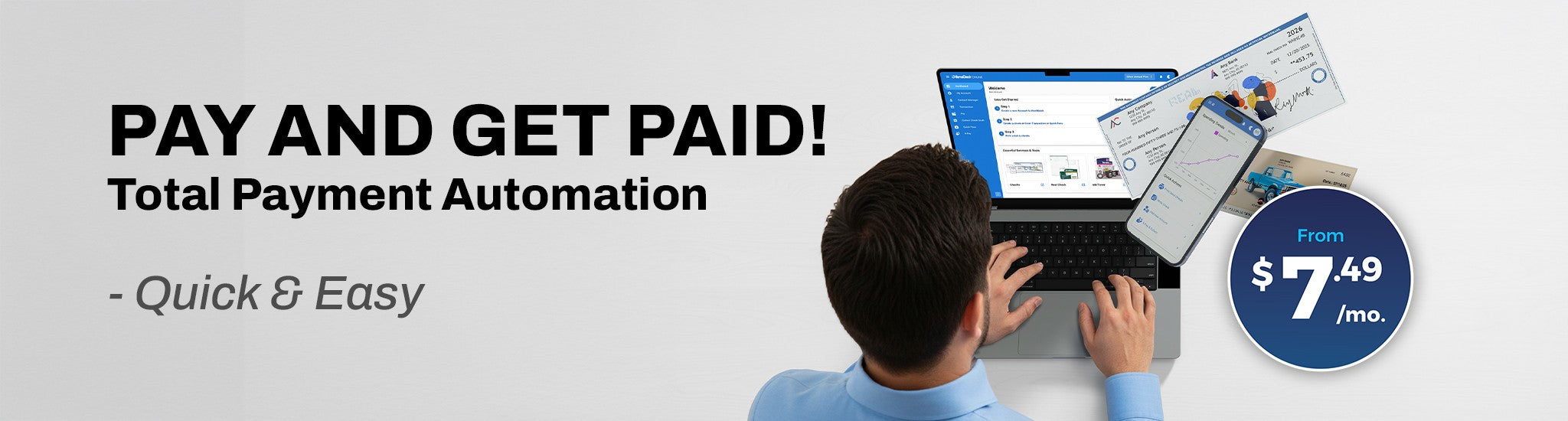 Check Printing, Create And Print Checks – VersaCheck