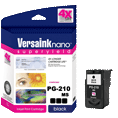 VersaInk-nano - Canon PG-210MS - Black MICR Cartridge - 4X Life