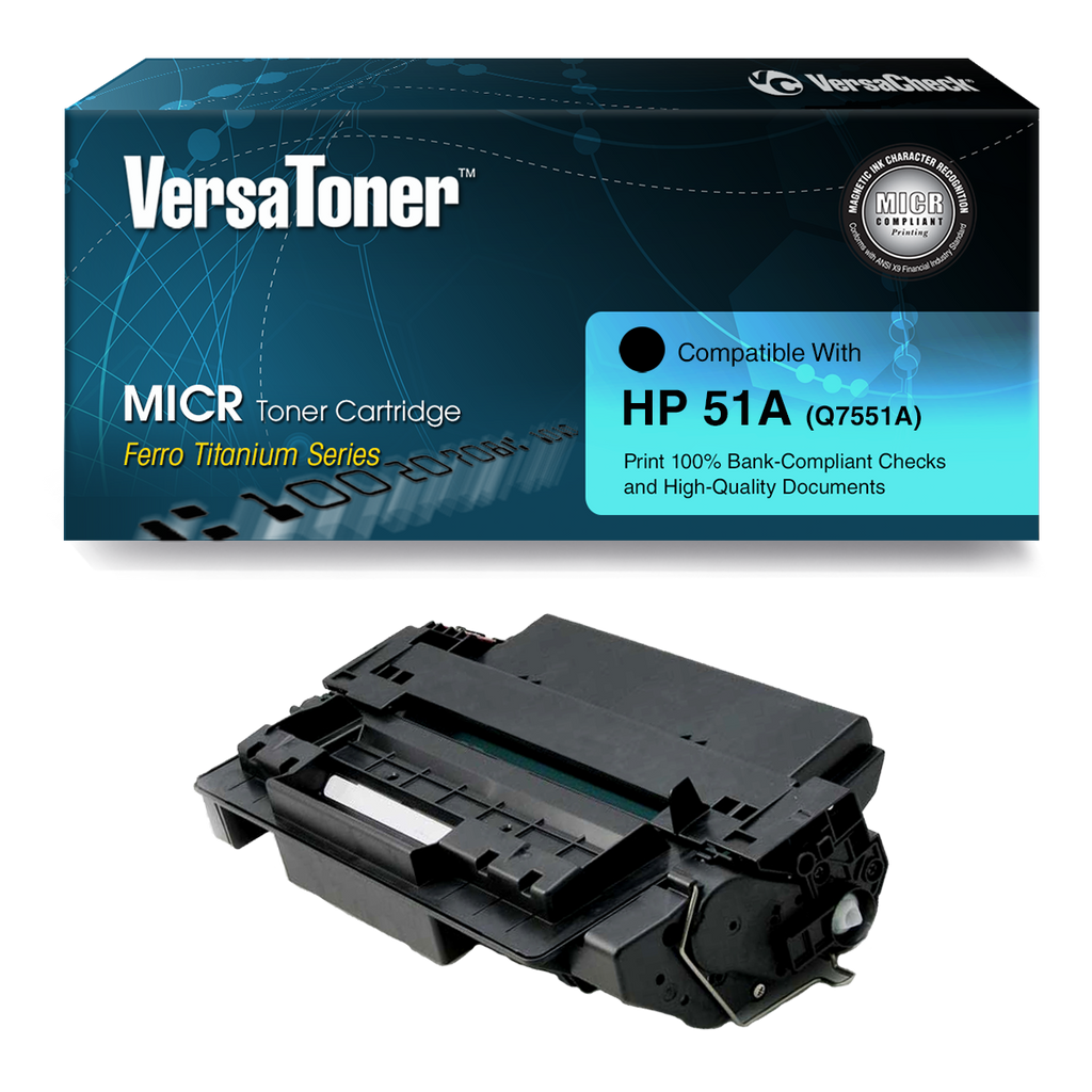 VersaToner - HP 51A (Q7551A) Black - MICR Compliant
