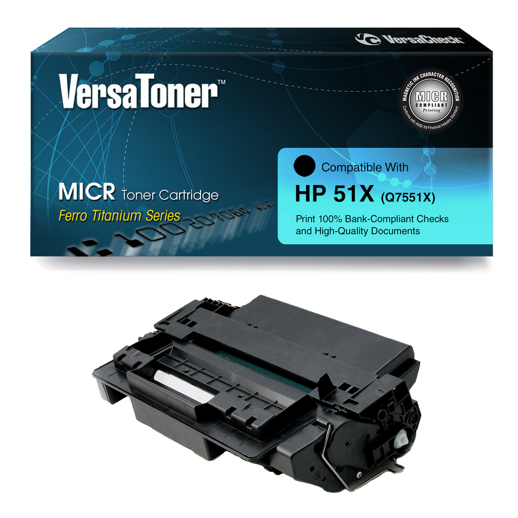 VersaToner - HP - 51X (Q7551X) - Black MICR Compliant