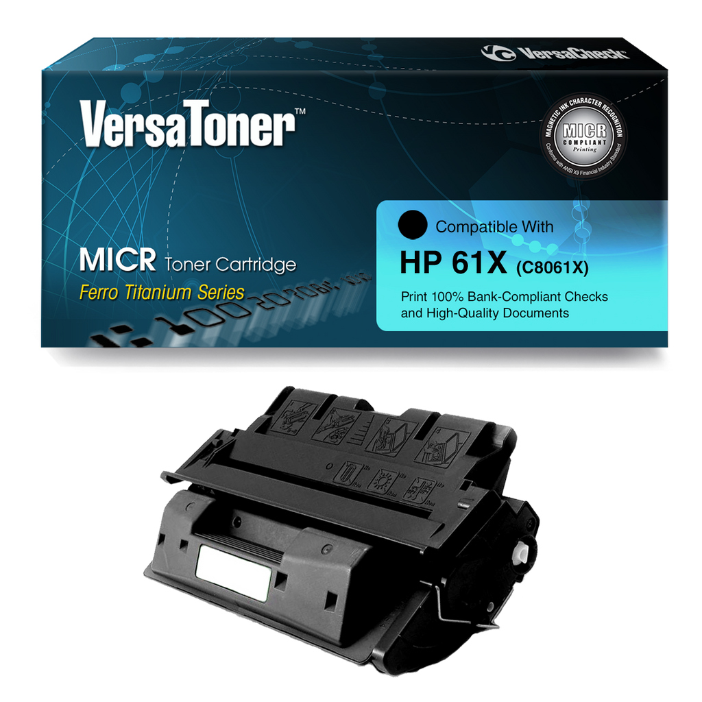 VersaToner - HP - 61X (C8061X) - Black MICR Compliant