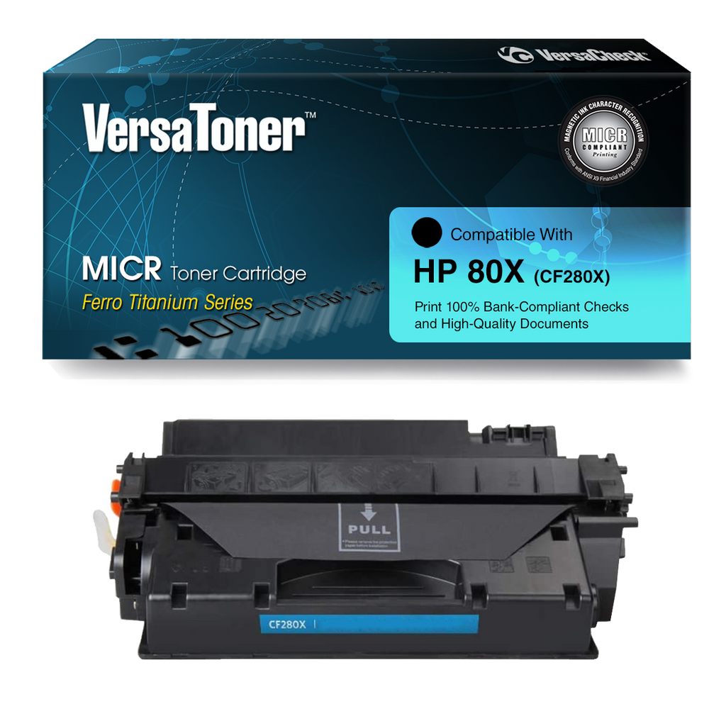 VersaToner - HP 80X (CF280X) - Black MICR Compliant