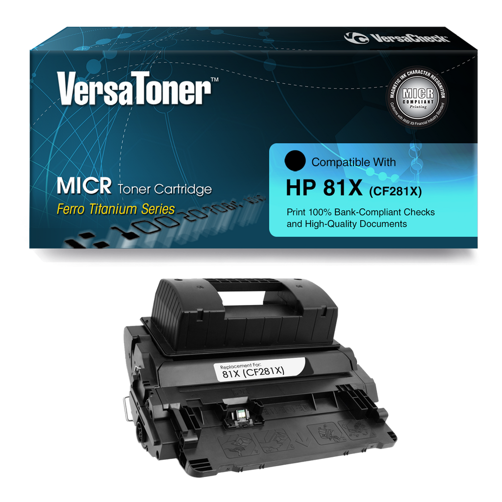 VersaToner - HP - 81X (CF281X) - Black MICR Compliant