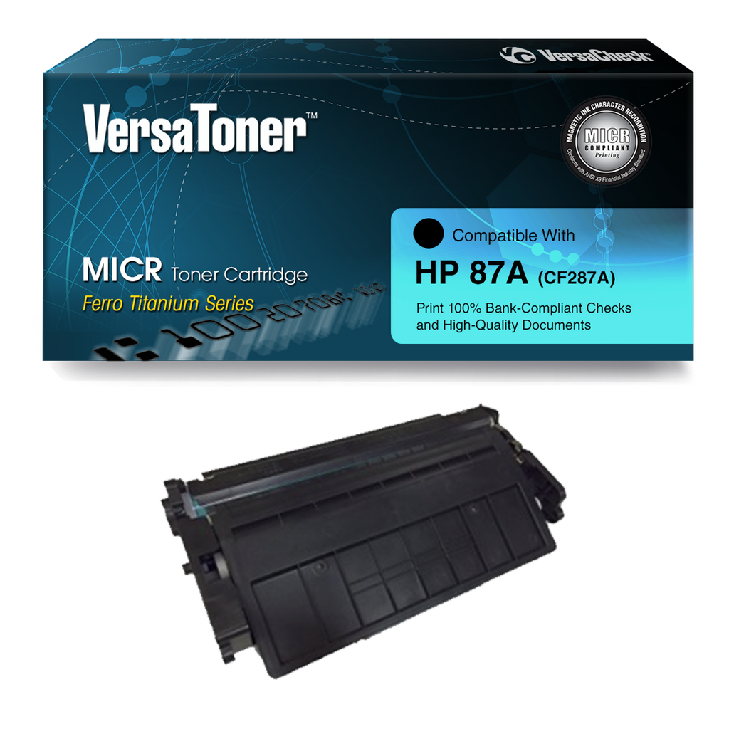 VersaToner - HP 87A (CF287A) - Black MICR Compliant