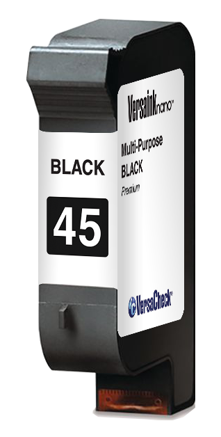 VersaInk HP 45 / TIJ 2.5 BLACK Ink Cartridge