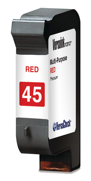 VersaInk HP 45 / TIJ 2.5 RED Ink Cartridge