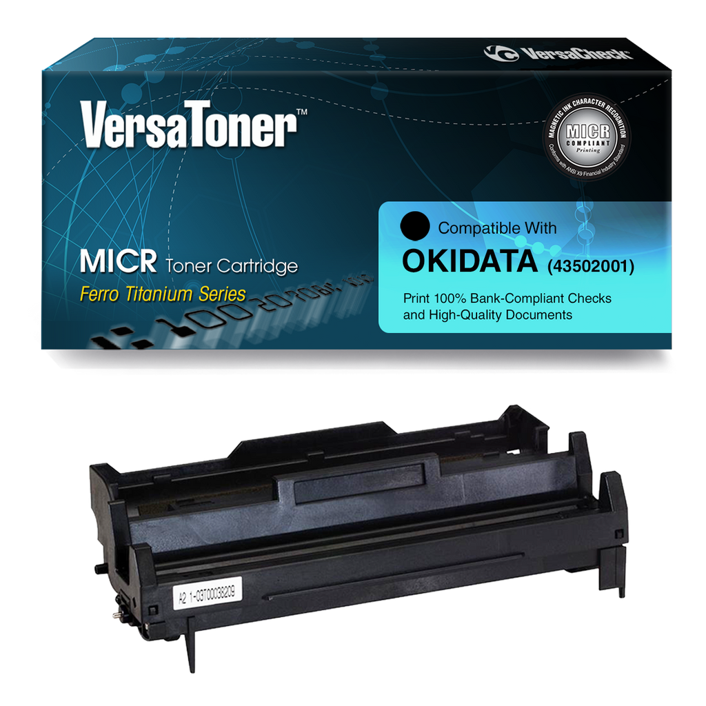 VersaToner - OKIDATA - 43502001 - Black MICR Compliant