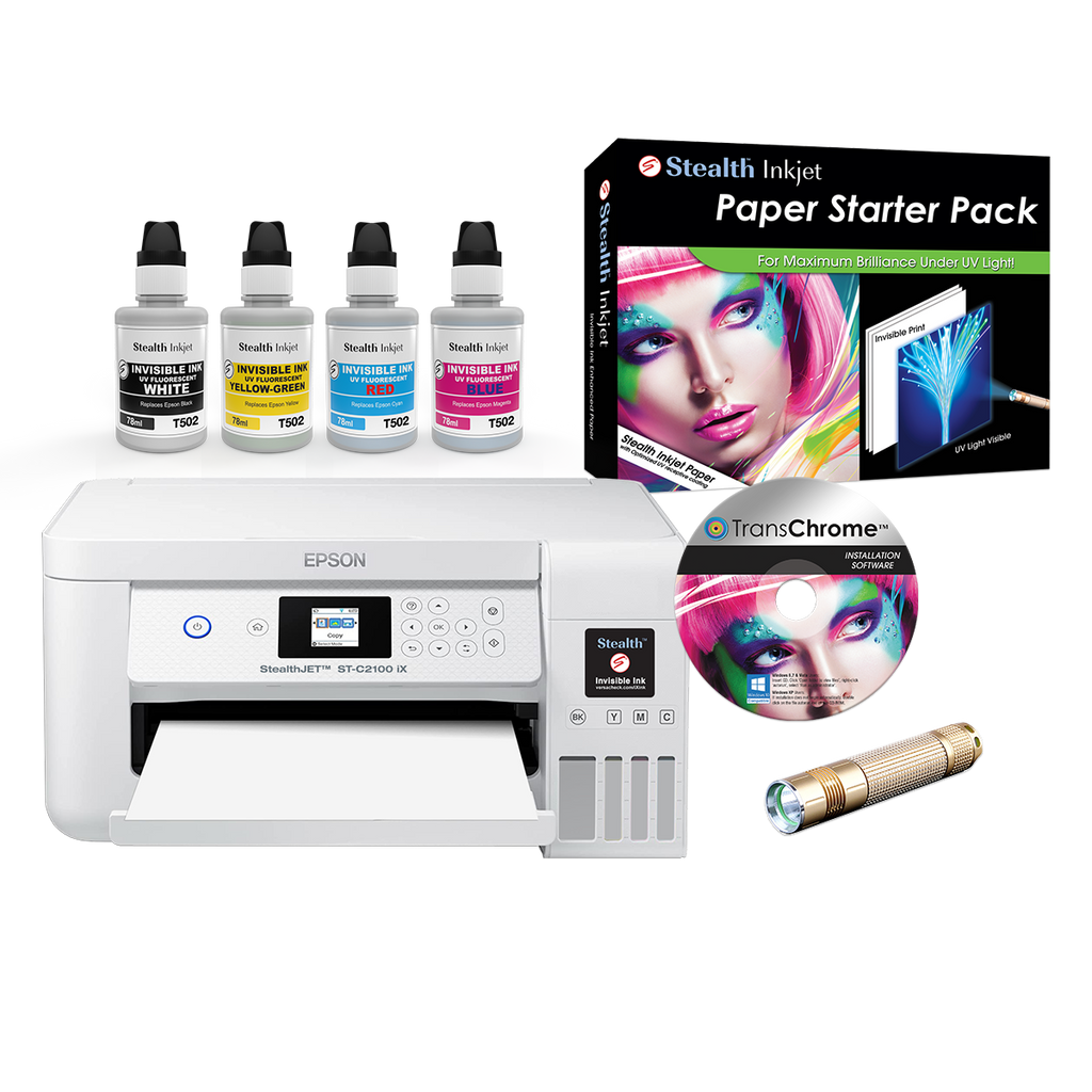 VersaCheck® Stealth Epson ST-C2100 iX All-In-One Invisible Ink Print System and Security Bundle