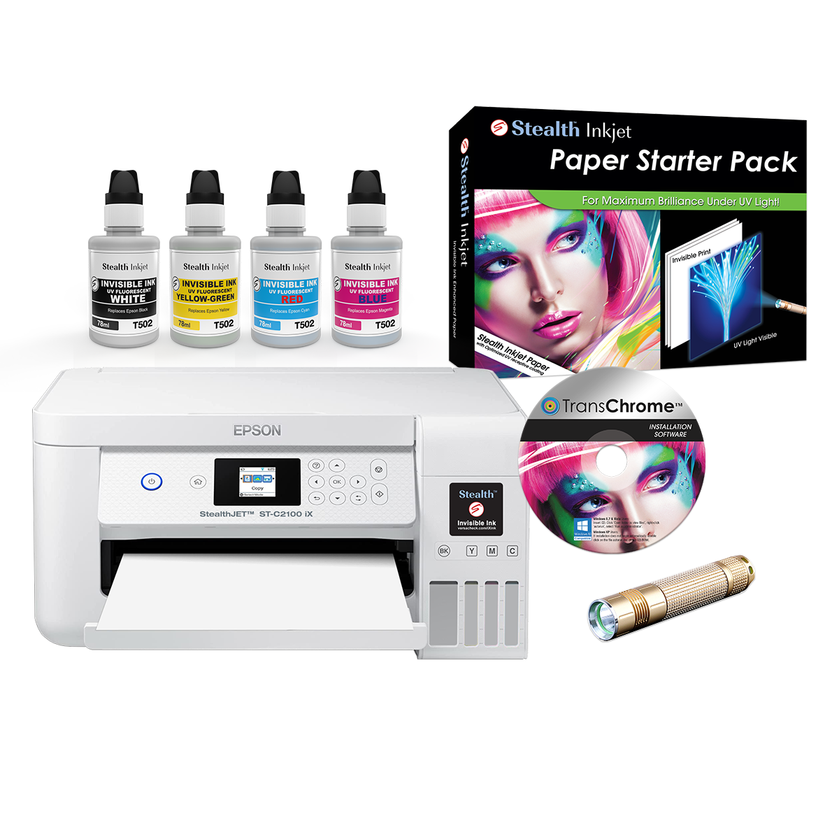VersaCheck Stealth Epson ST C2100 IX All In One Invisible Ink Print S Versacheck stealth epson st c2100 ix all in one invisible ink print s