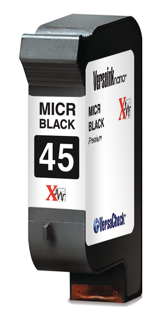 VersaInk HP 45 / TIJ 2.5 MICR Black Ink Cartridge