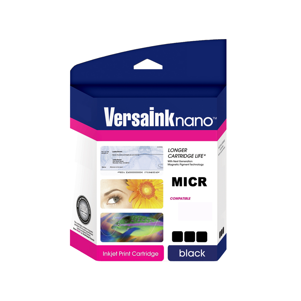 VersaInk-nano HP 970MX Black - MICR Compliant - 4X Life