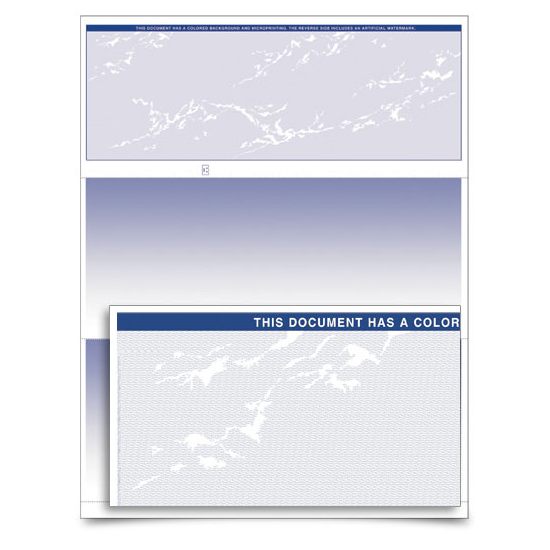 VersaCheck - Form 1000 - Prestige S - Blue - 500 Sheets