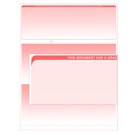 Stealth iX Paper - Form 1000 - Red Graduated - 2000 Sheets