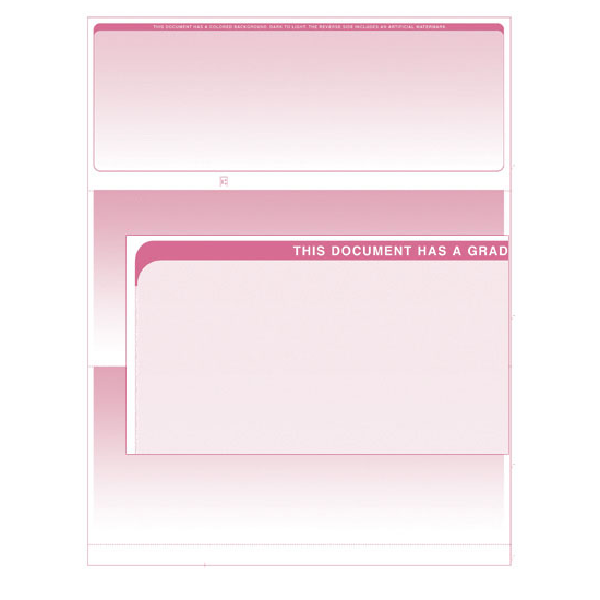 Stealth iX Paper - Form 1000 - Pink Graduated - 500 Sheets
