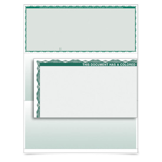 Stealth iX Paper - Form 1000 - Green Premium - 1000 Sheets – VersaCheck