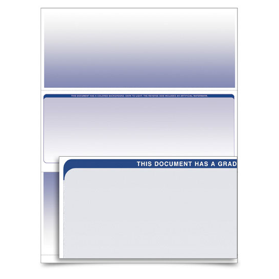 Stealth iX Paper - Form 1001 - Blue Graduated - 500 Sheets