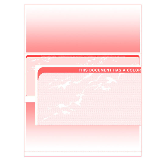 Stealth iX Paper - Form 1001 - Red Prestige - 1000 Sheets