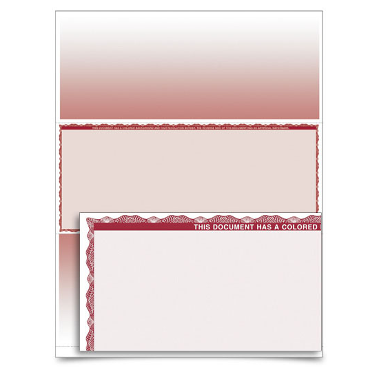 Stealth iX Paper - Form 1001 - Burgundy Premium - 250 Sheets