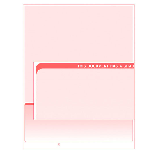 Stealth iX Paper - Form 1002 - Business Check - Red Graduated - 5000 S ...