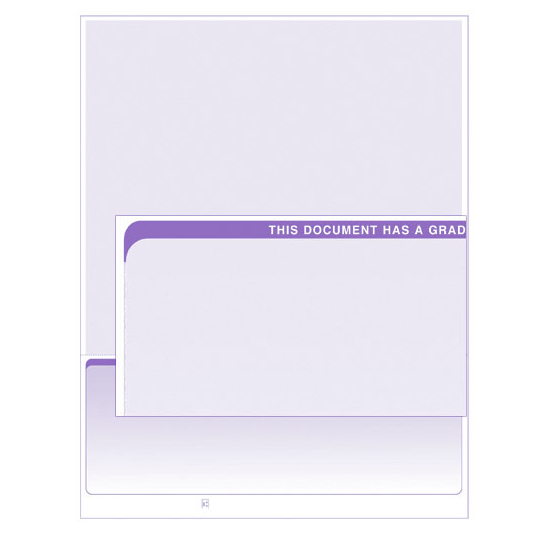 Stealth iX Paper - Form 1002 - Purple Graduated - 500 Sheets