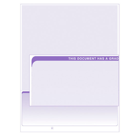 Stealth iX Paper - Form 1002 - Purple Graduated - 2000 Sheets