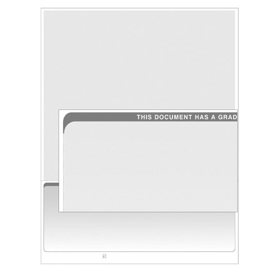 Stealth iX Paper - Form 1002 - Light Grey Graduated - 2000 Sheets