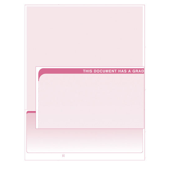 Stealth iX Paper - Form 1002 - Pink Graduated - 5000 Sheets