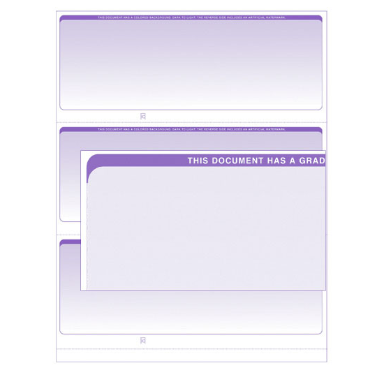 Stealth iX Paper - Form 3000 - Purple Graduated - 5000 Sheets