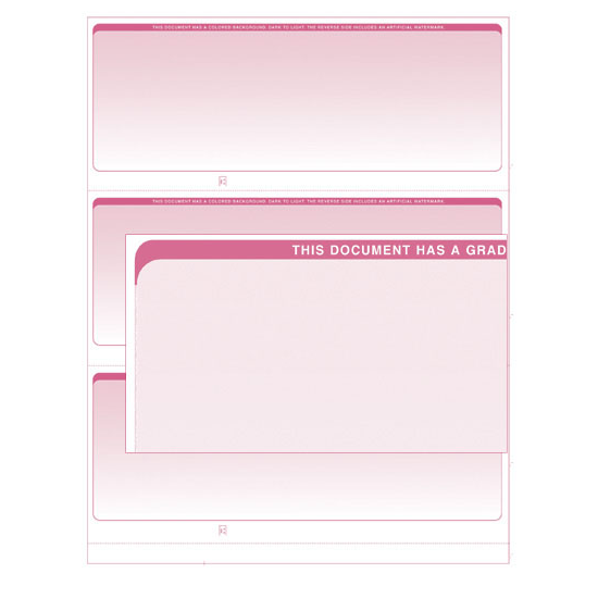 Stealth iX Paper - Form 3000 - Pink Graduated - 1000 Sheets