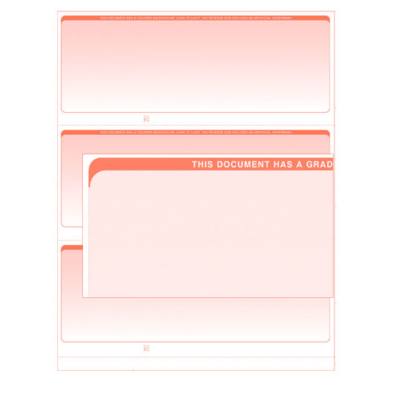 Stealth iX Paper - Form 3000 - Orange Graduated - 2000 Sheets