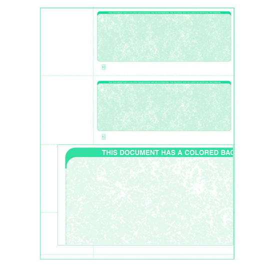 Stealth iX Paper - Form 3001 - Light Green Classic - 1000 Sheets