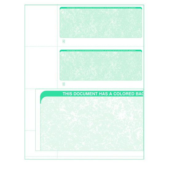 Stealth iX Paper - Form 3001 - Light Green Classic - 2000 Sheets