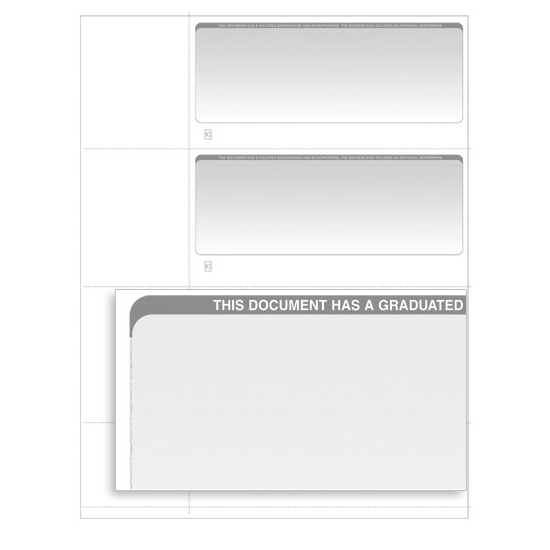 Stealth iX Paper - Form 3001 - Light Grey Graduated - 500 Sheets