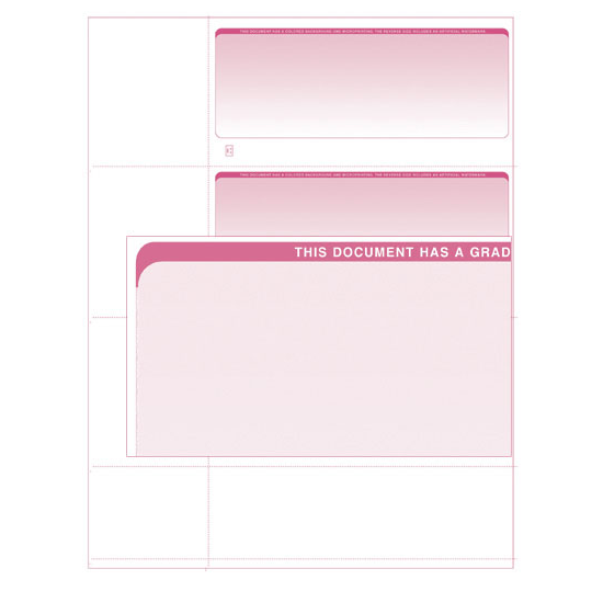 Stealth iX Paper - Form 3001 - Pink Graduated - 5000 Sheets