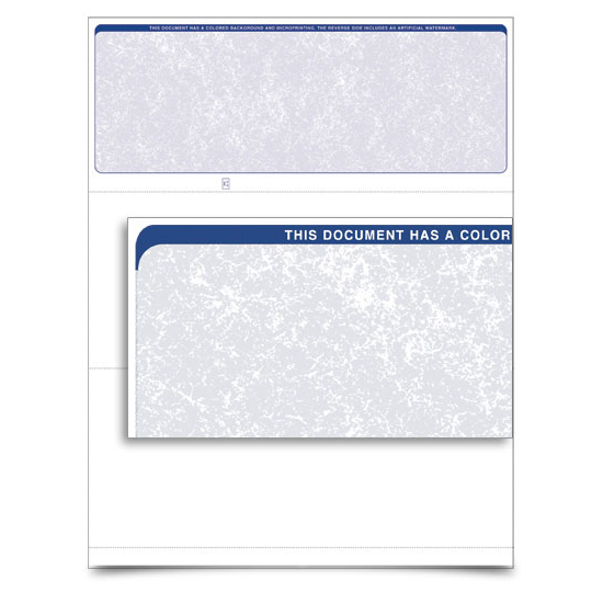 VersaCheck - Form 1000 - Business Check - Classic - Blue - 250 Sheets