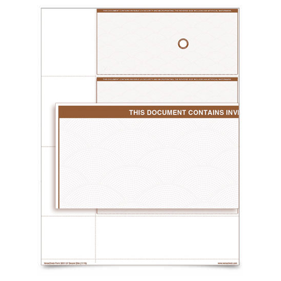 Versacheck Personal Template.pdf VersaCheck UV Secure Personal Check Refills - Form 3001 - Tan Elite