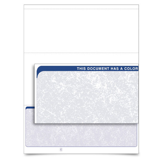 VersaCheck - Form 1002 - Classic - Blue - 500 Sheets / Box