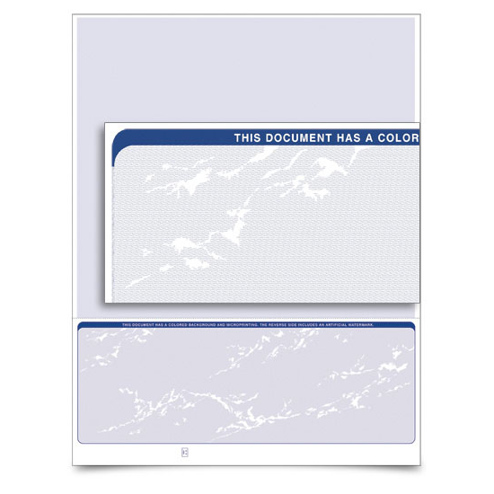 VersaCheck - Form 1002 - Prestige - Blue - 2000 Sheets / Box